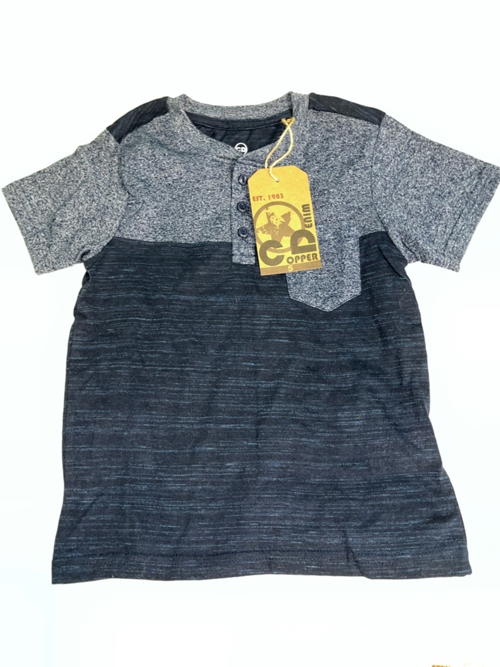 Copper Denim Boys shirt with pocket size 5